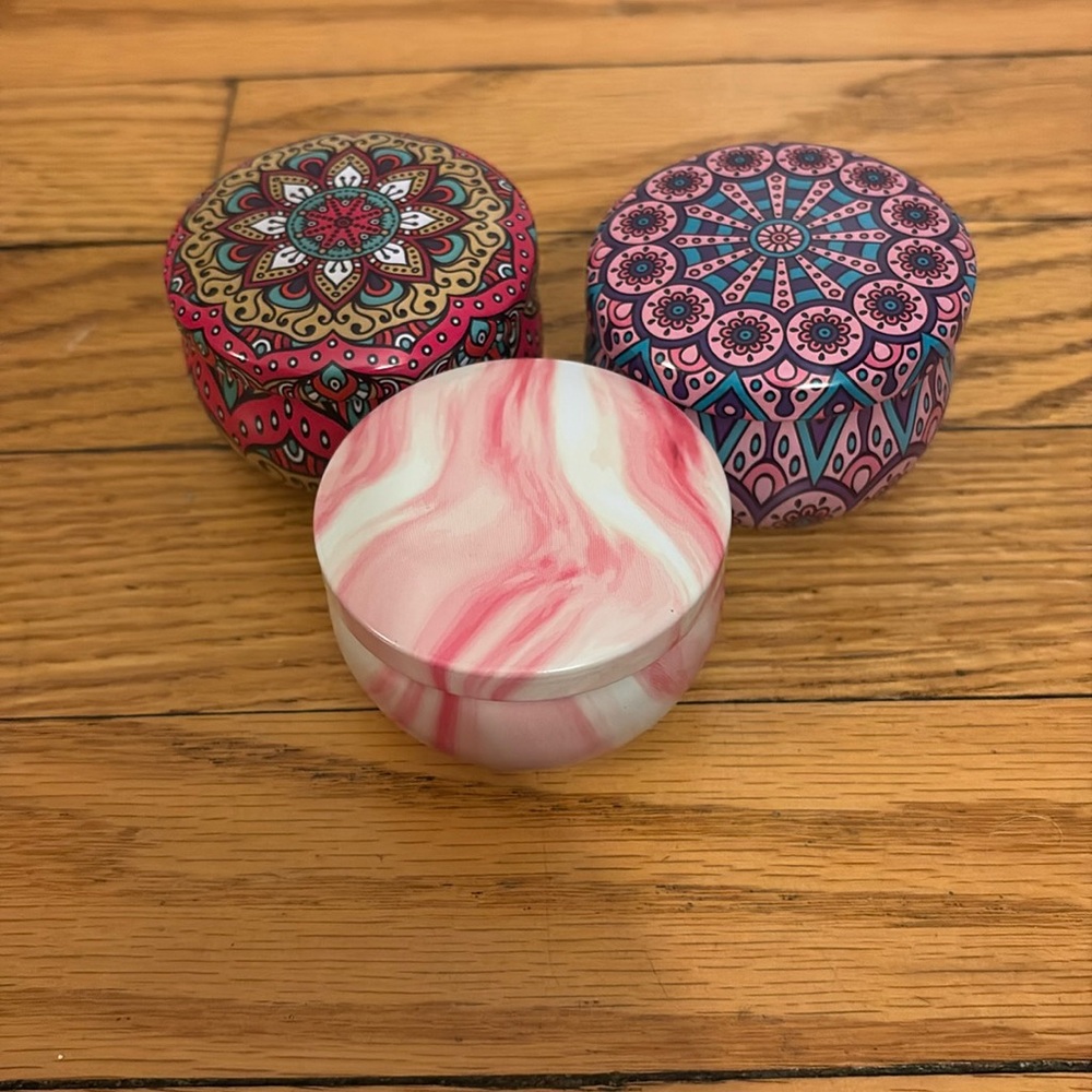 Set of 3 small candles